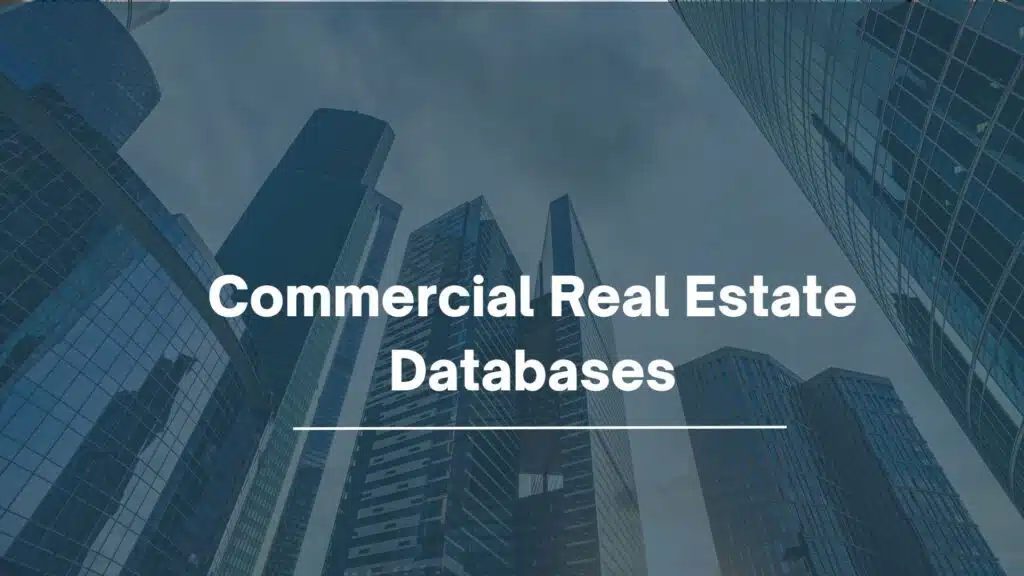 Commercial Real Estate Databases