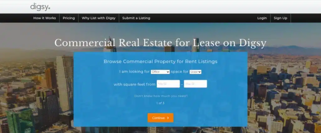 Digsy is Commercial Real Estate Listings Sites