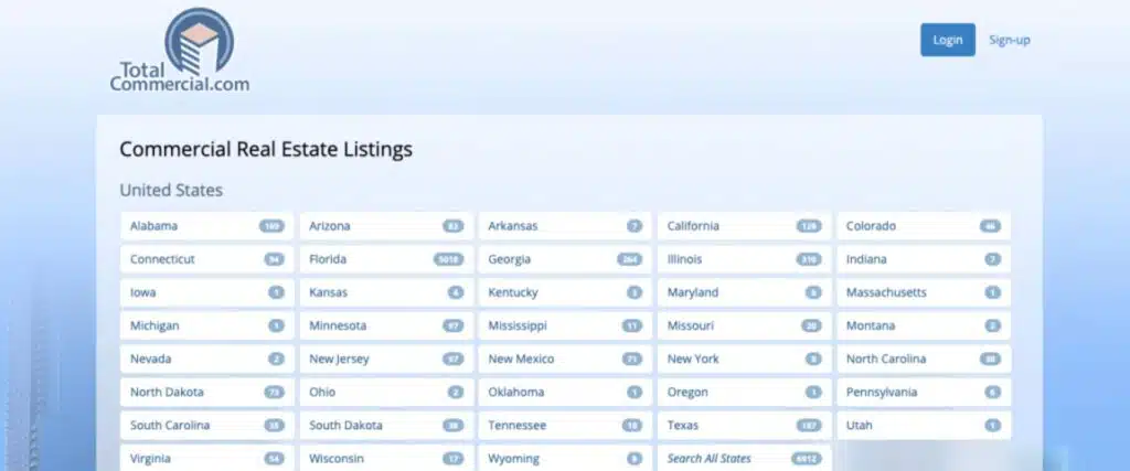 Total Commercial is Commercial Real Estate Listings Sites
