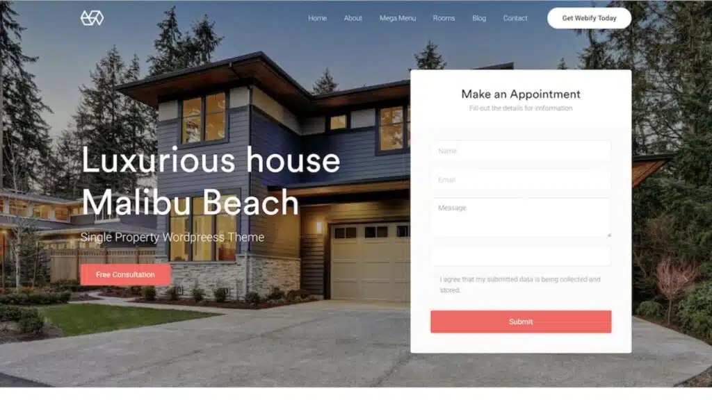 webify real estate wordpress themes