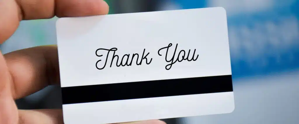 Best Real Estate Marketing Materials is Thank you card